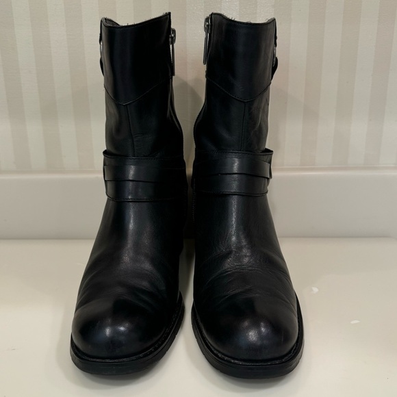Harley Davidson Black Leather Riding Boots Women’s Size 7 D85397 - Picture 8 of 16